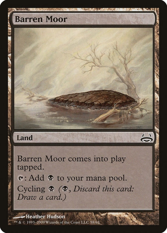 Image for Barren Moor (58) (Duel Decks: Divine vs. Demonic) - Magic: The Gathering