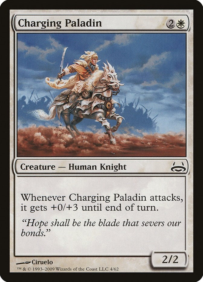 Image for Charging Paladin (4) (Duel Decks: Divine vs. Demonic) - Magic: The Gathering