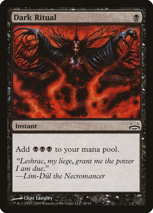 Image for Dark Ritual (45) (Duel Decks: Divine vs. Demonic) - Magic: The Gathering