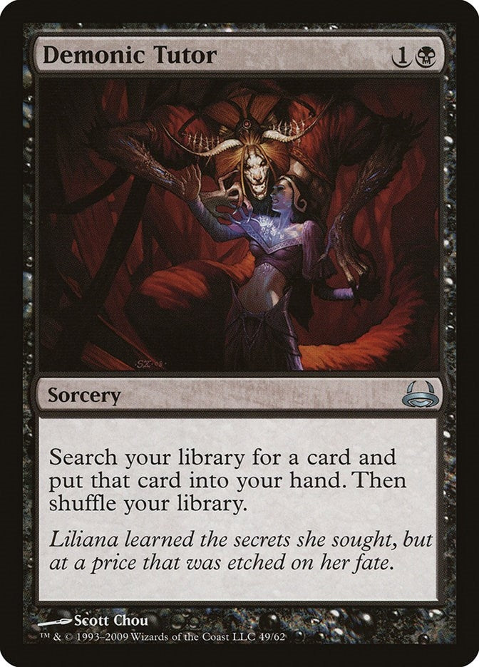 Image for Demonic Tutor (49) (Duel Decks: Divine vs. Demonic) - Magic: The Gathering