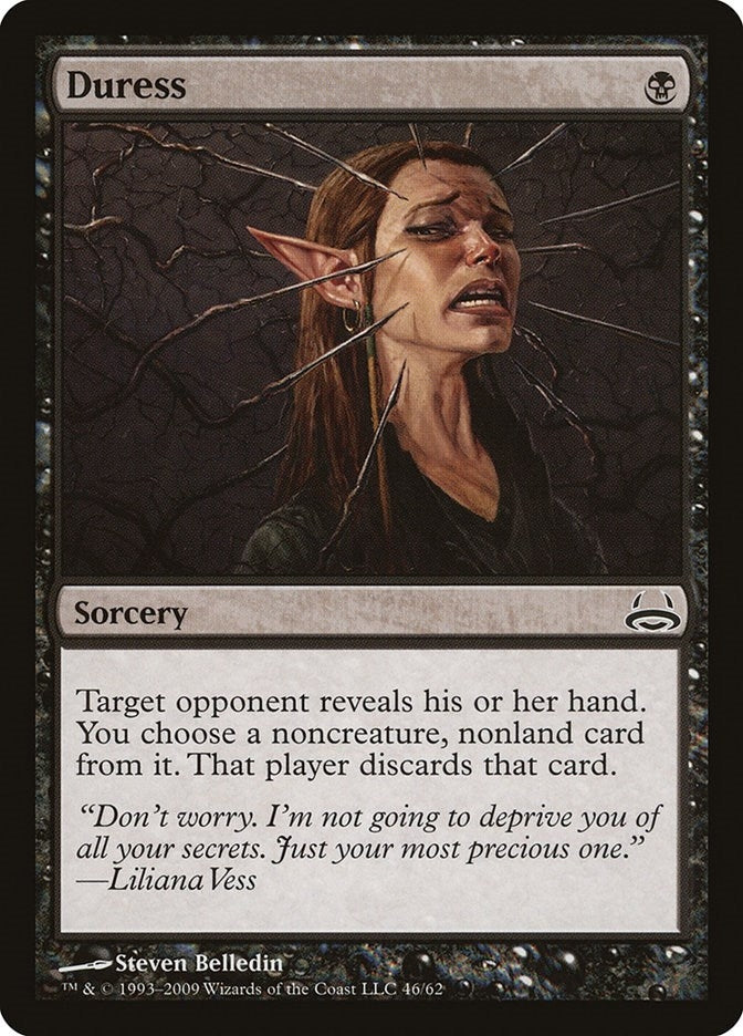 Image for Duress (46) (Duel Decks: Divine vs. Demonic) - Magic: The Gathering