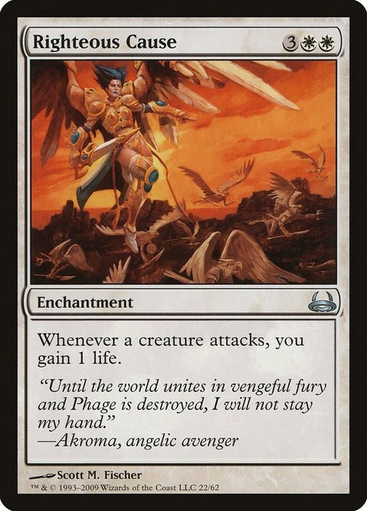 Image for Righteous Cause (22) (Duel Decks: Divine vs. Demonic) - Magic: The Gathering
