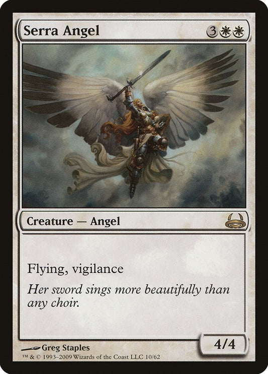 Image for Serra Angel (10) (Duel Decks: Divine vs. Demonic) - Magic: The Gathering