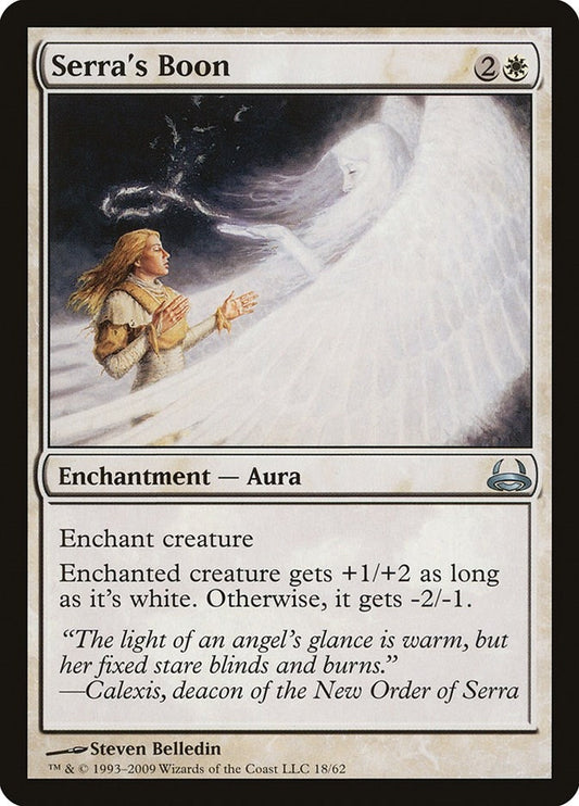 Image for Serra's Boon (18) (Duel Decks: Divine vs. Demonic) - Magic: The Gathering