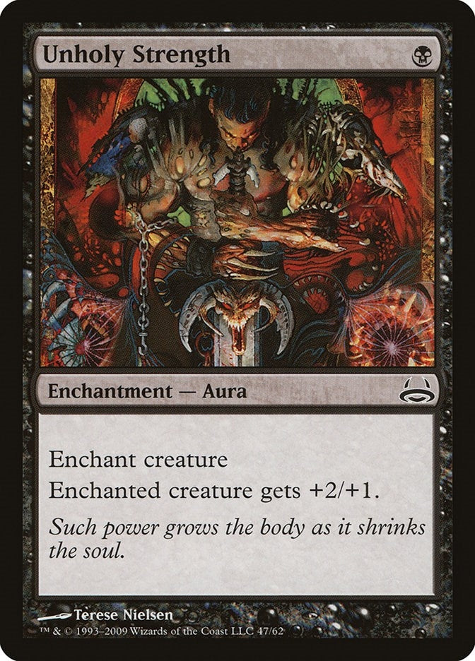 Image for Unholy Strength (47) (Duel Decks: Divine vs. Demonic) - Magic: The Gathering
