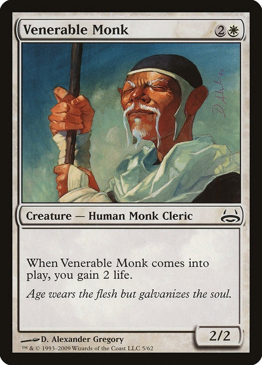 Image for Venerable Monk (5) (Duel Decks: Divine vs. Demonic) - Magic: The Gathering