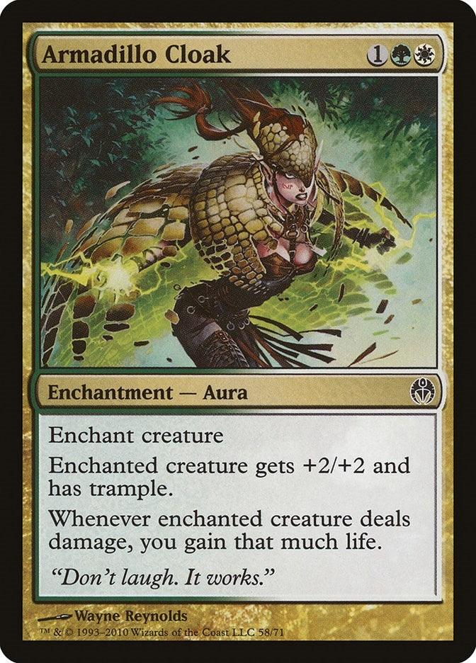 Image for Armadillo Cloak (58) (Duel Decks: Phyrexia vs. the Coalition) - Magic: The Gathering