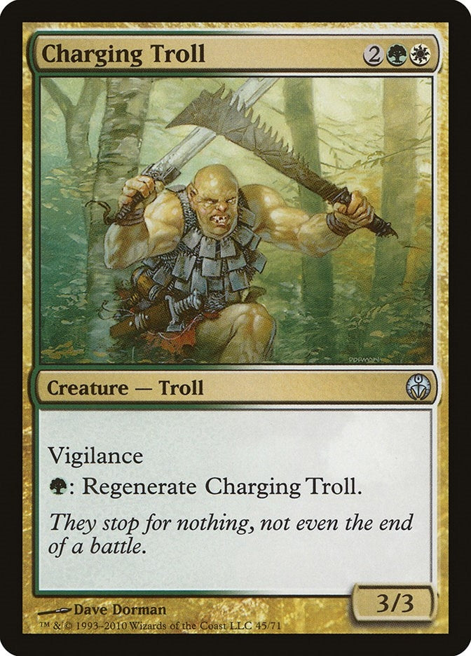Image for Charging Troll (45) (Duel Decks: Phyrexia vs. the Coalition) - Magic: The Gathering