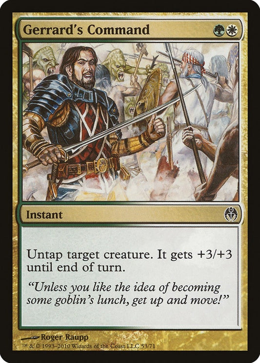Image for Gerrard's Command (53) (Duel Decks: Phyrexia vs. the Coalition) - Magic: The Gathering