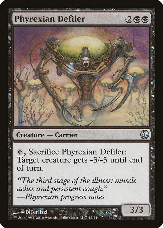 Image for Phyrexian Defiler (12) (Duel Decks: Phyrexia vs. the Coalition) - Magic: The Gathering