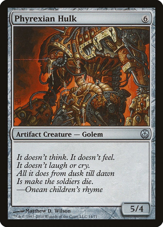 Image for Phyrexian Hulk (14) (Duel Decks: Phyrexia vs. the Coalition) - Magic: The Gathering