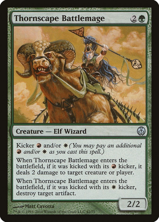 Image for Thornscape Battlemage (42) (Duel Decks: Phyrexia vs. the Coalition) - Magic: The Gathering