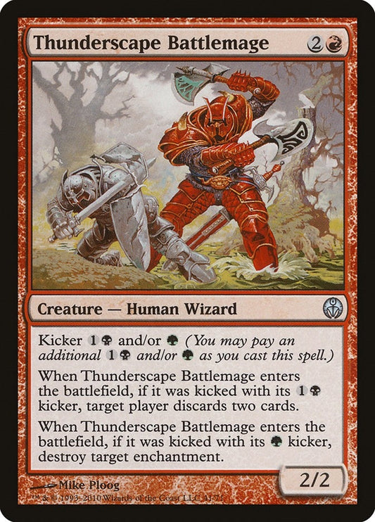 Image for Thunderscape Battlemage (41) (Duel Decks: Phyrexia vs. the Coalition) - Magic: The Gathering