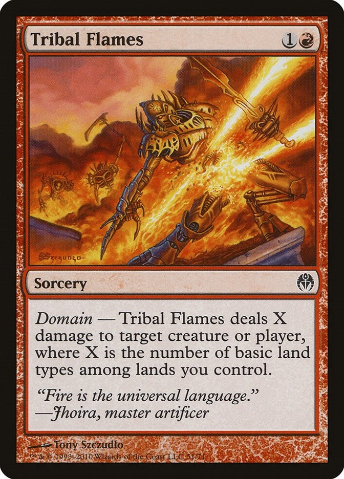 Image for Tribal Flames (51) (Duel Decks: Phyrexia vs. the Coalition) - Magic: The Gathering