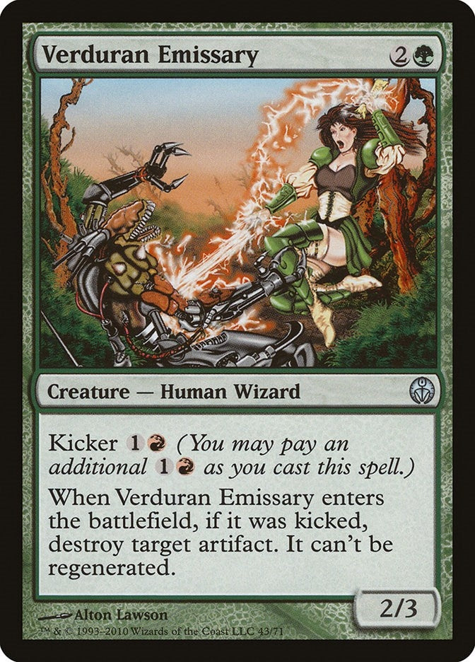 Image for Verduran Emissary (43) (Duel Decks: Phyrexia vs. the Coalition) - Magic: The Gathering