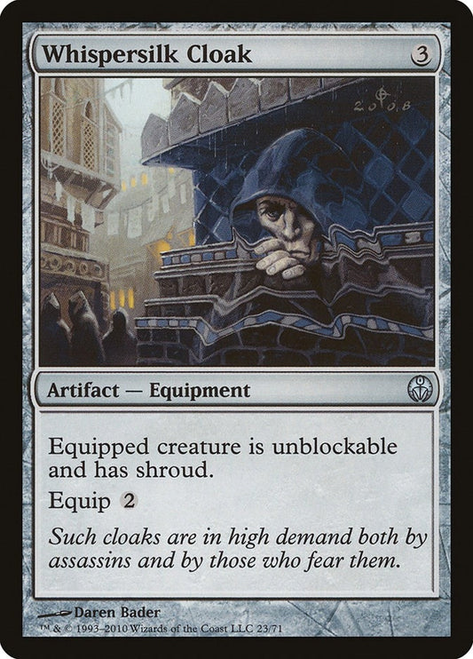 Image for Whispersilk Cloak (23) (Duel Decks: Phyrexia vs. the Coalition) - Magic: The Gathering