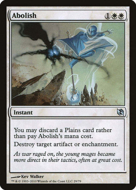 Image for Abolish (29) (Duel Decks: Elspeth vs. Tezzeret) - Magic: The Gathering