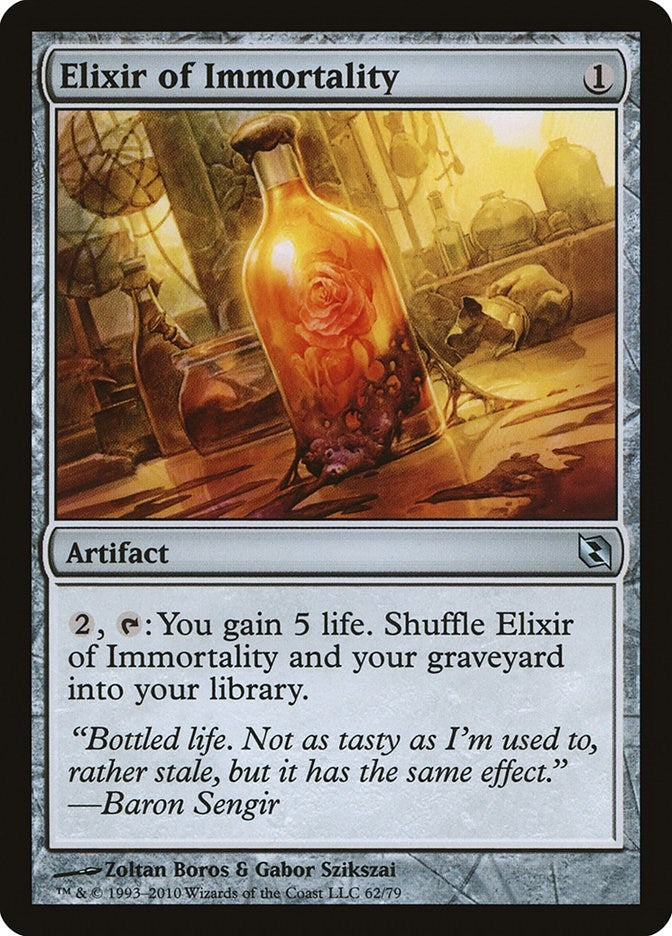 Image for Elixir of Immortality (62) (Duel Decks: Elspeth vs. Tezzeret) - Magic: The Gathering