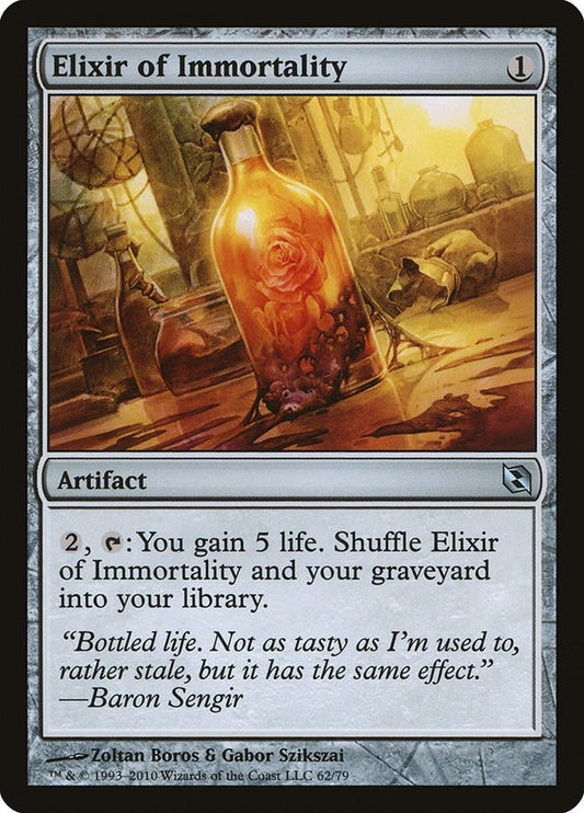 Image for Elixir of Immortality (62) (Duel Decks: Elspeth vs. Tezzeret) - Magic: The Gathering