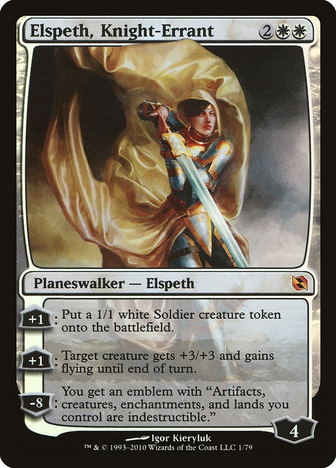 Image for Elspeth, Knight-Errant (1) (Duel Decks: Elspeth vs. Tezzeret) - Magic: The Gathering