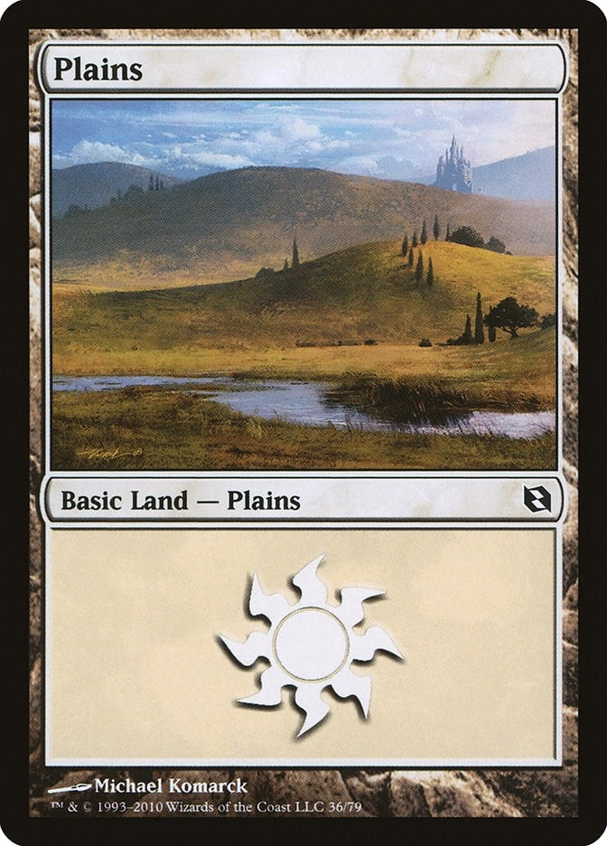 Image for Plains (36) (36) (Duel Decks: Elspeth vs. Tezzeret) - Magic: The Gathering