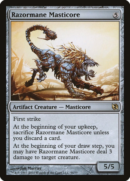 Image for Razormane Masticore (56) (Duel Decks: Elspeth vs. Tezzeret) - Magic: The Gathering
