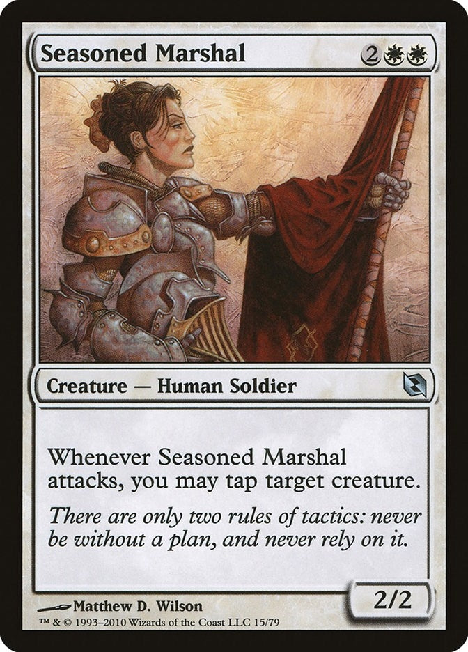 Image for Seasoned Marshal (15) (Duel Decks: Elspeth vs. Tezzeret) - Magic: The Gathering