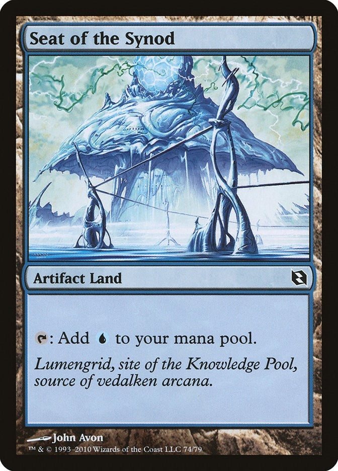 Image for Seat of the Synod (74) (Duel Decks: Elspeth vs. Tezzeret) - Magic: The Gathering