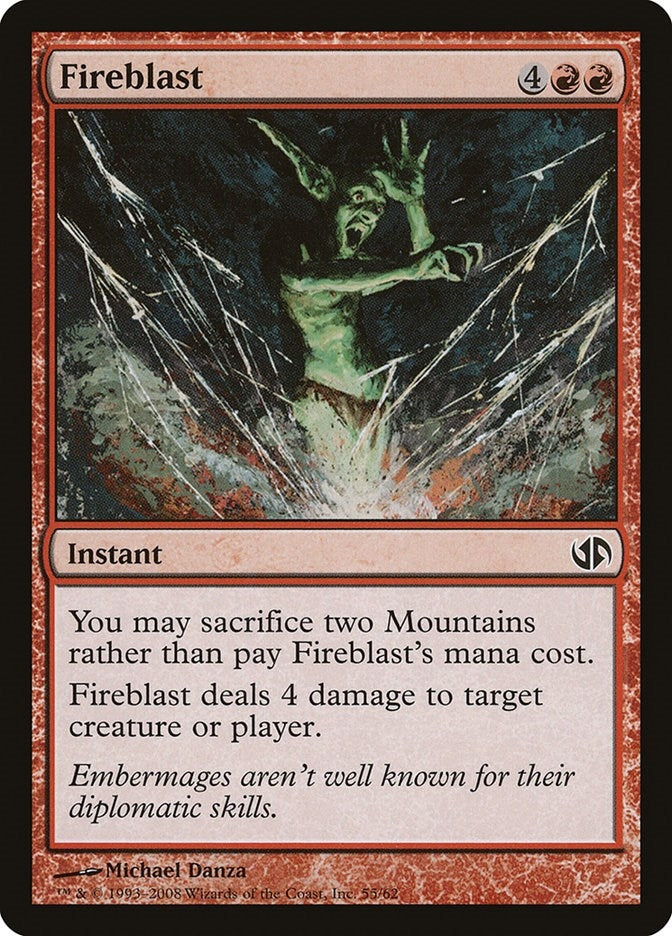 Image for Fireblast (55) (Duel Decks: Jace vs. Chandra) - Magic: The Gathering