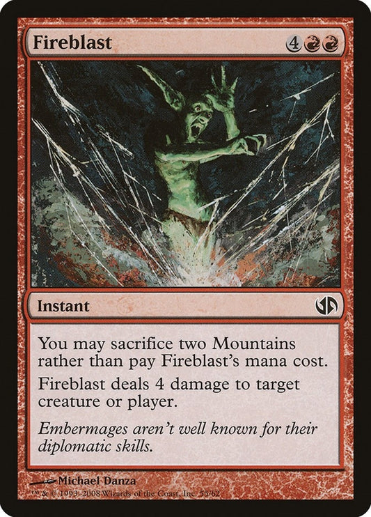 Image for Fireblast (55) (Duel Decks: Jace vs. Chandra) - Magic: The Gathering