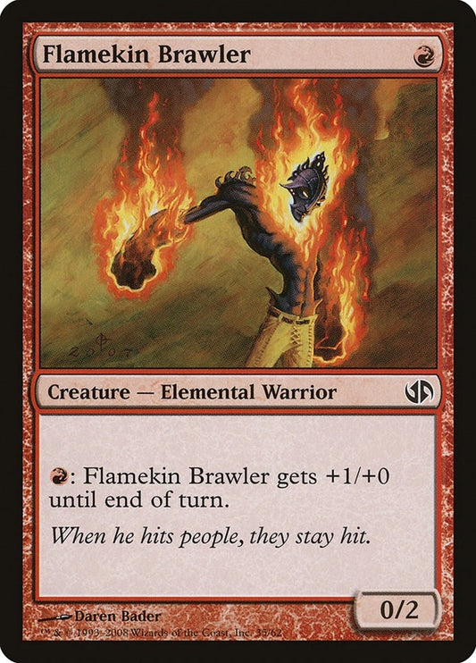 Image for Flamekin Brawler (35) (Duel Decks: Jace vs. Chandra) - Magic: The Gathering