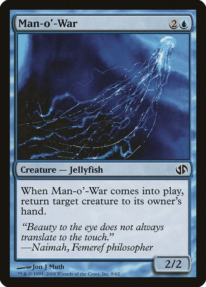 Image for Man-o'-War (8) (Duel Decks: Jace vs. Chandra) - Magic: The Gathering