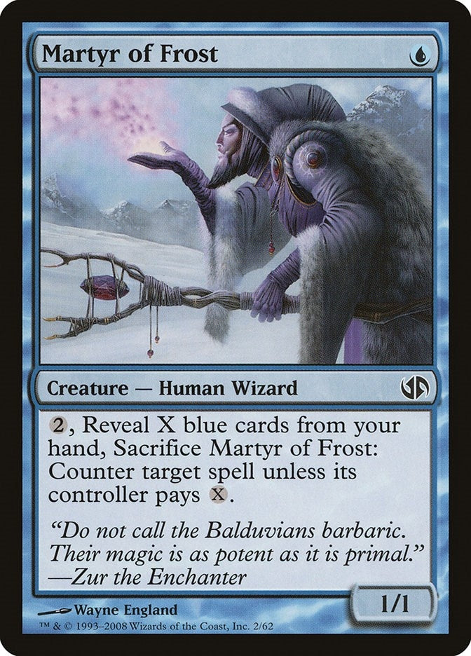 Image for Martyr of Frost (2) (Duel Decks: Jace vs. Chandra) - Magic: The Gathering
