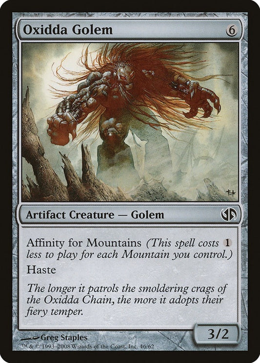 Image for Oxidda Golem (46) (Duel Decks: Jace vs. Chandra) - Magic: The Gathering