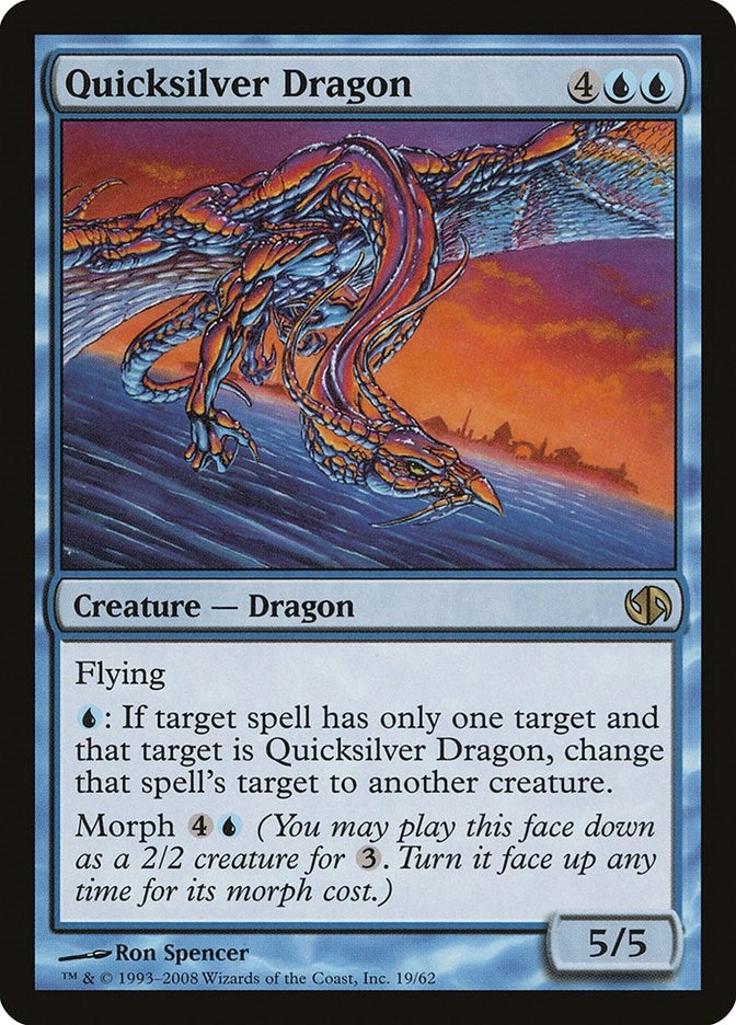 Image for Quicksilver Dragon (19) (Duel Decks: Jace vs. Chandra) - Magic: The Gathering
