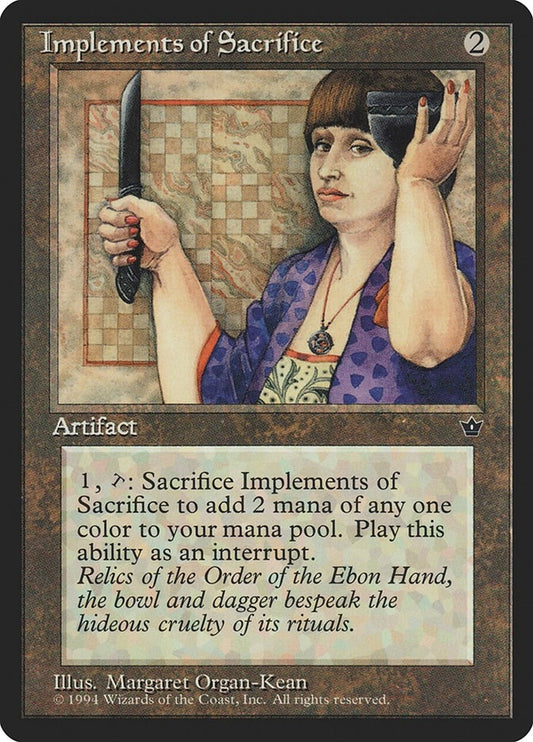 Image for Implements of Sacrifice (Fallen Empires) - Magic: The Gathering