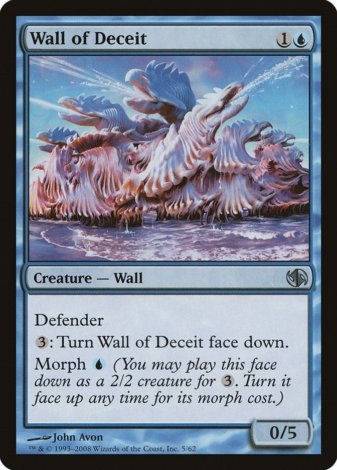 Image for Wall of Deceit (5) (Duel Decks: Jace vs. Chandra) - Magic: The Gathering