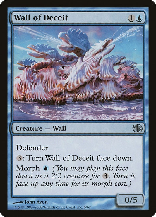 Image for Wall of Deceit (5) (Duel Decks: Jace vs. Chandra) - Magic: The Gathering