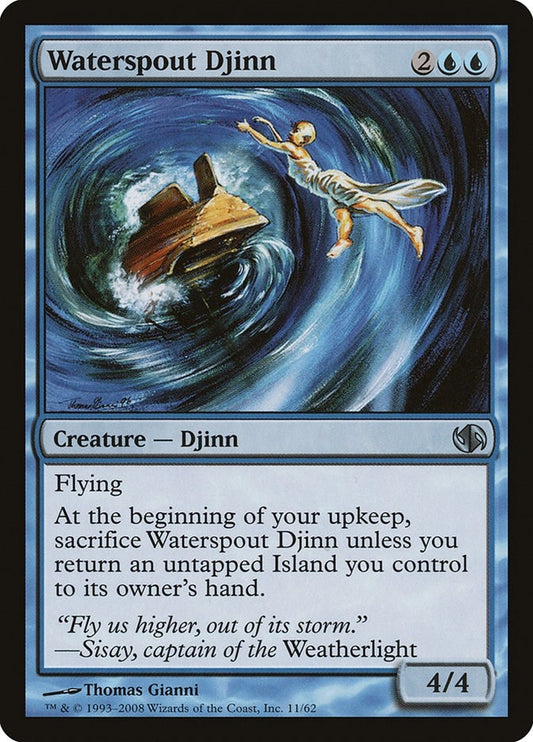 Image for Waterspout Djinn (11) (Duel Decks: Jace vs. Chandra) - Magic: The Gathering