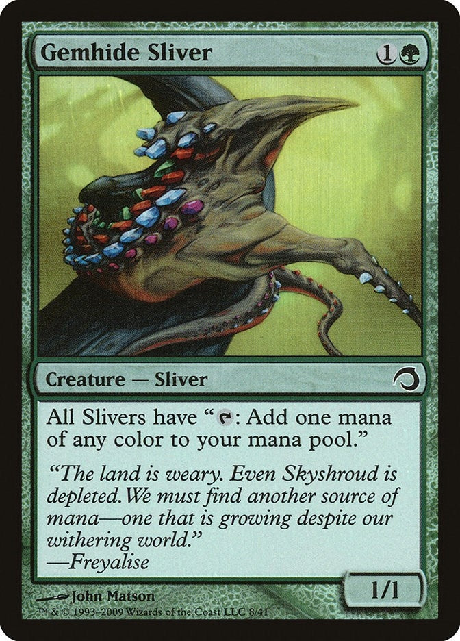 Image for Gemhide Sliver (8) (Premium Deck Series: Slivers) - Magic: The Gathering
