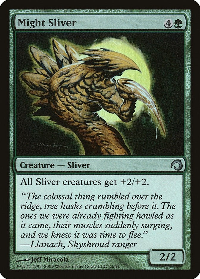 Image for Might Sliver (23) (Premium Deck Series: Slivers) - Magic: The Gathering