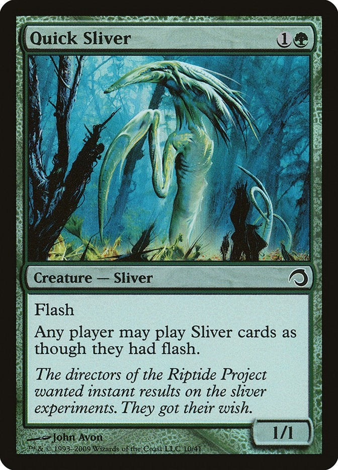 Image for Quick Sliver (10) (Premium Deck Series: Slivers) - Magic: The Gathering