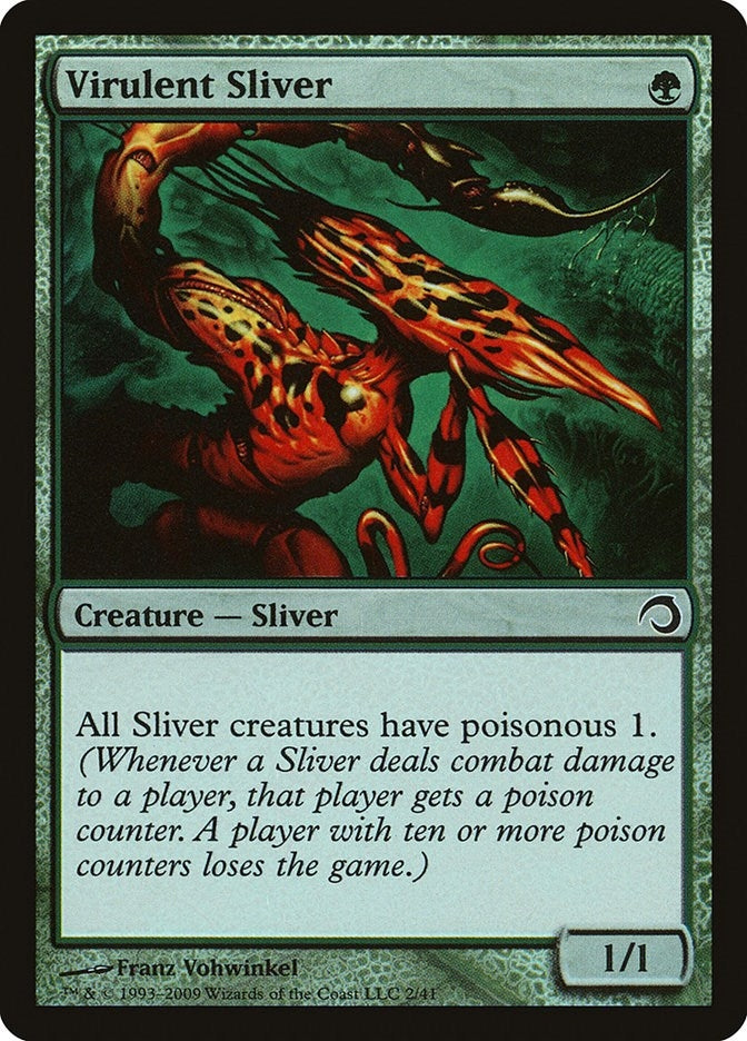 Image for Virulent Sliver (2) (Premium Deck Series: Slivers) - Magic: The Gathering