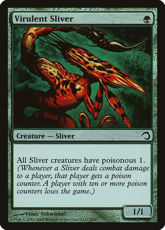 Image for Virulent Sliver (2) (Premium Deck Series: Slivers) - Magic: The Gathering