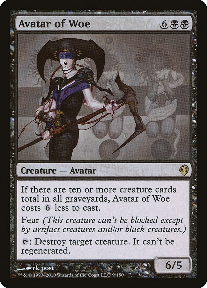 Image for Avatar of Woe (9) (Archenemy) - Magic: The Gathering