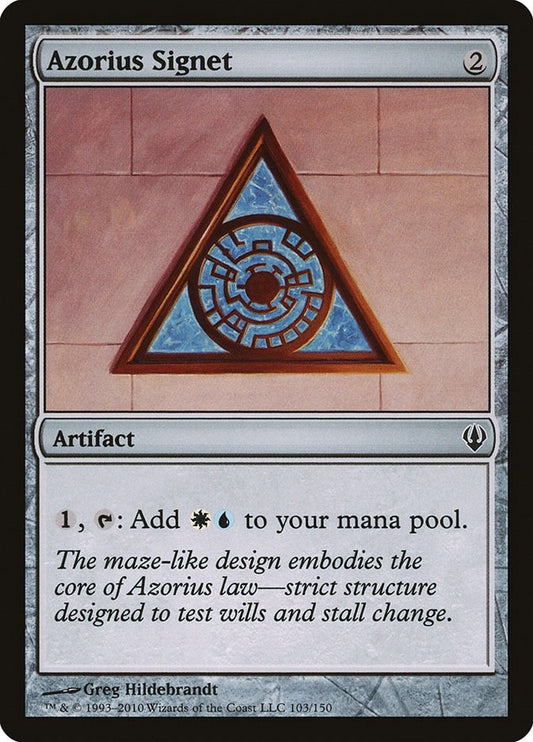 Image for Azorius Signet (103) (Archenemy) - Magic: The Gathering