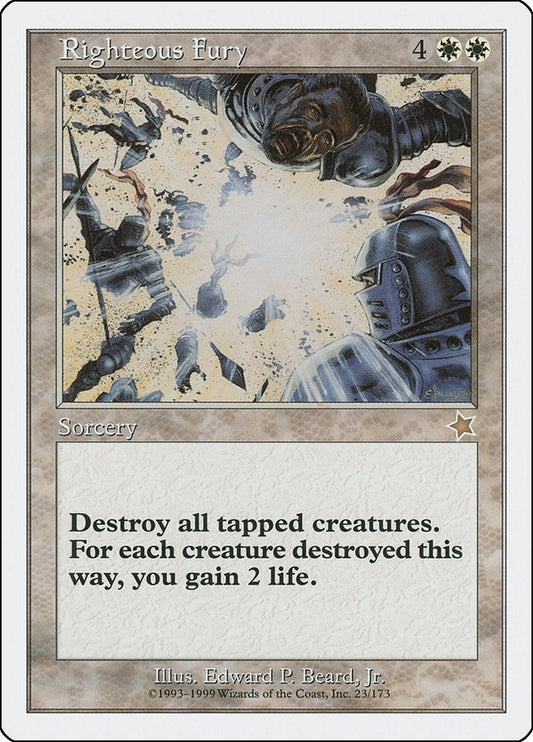 Image for Righteous Fury (23) (Starter 1999) - Magic: The Gathering
