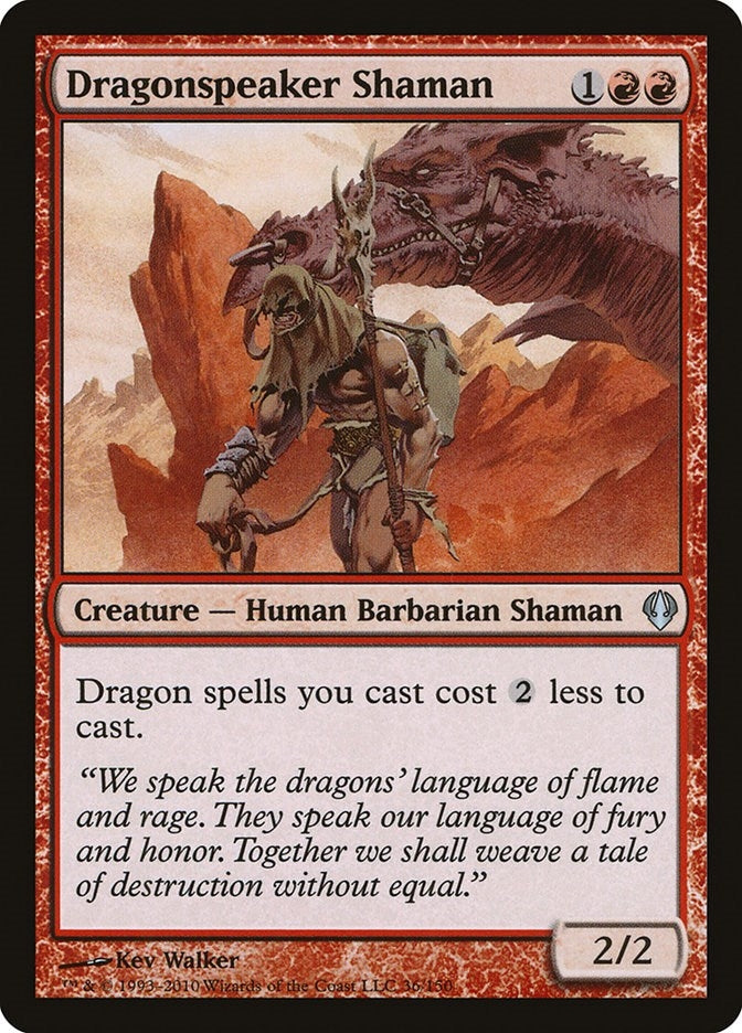 Image for Dragonspeaker Shaman (36) (Archenemy) - Magic: The Gathering