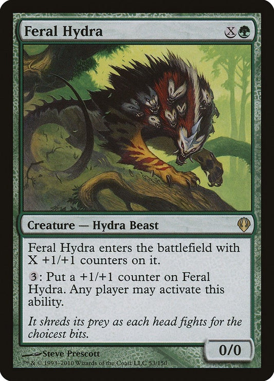 Image for Feral Hydra (53) (Archenemy) - Magic: The Gathering