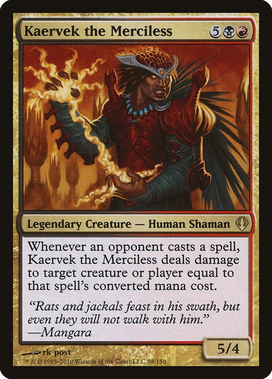 Image for Kaervek the Merciless (88) (Archenemy) - Magic: The Gathering